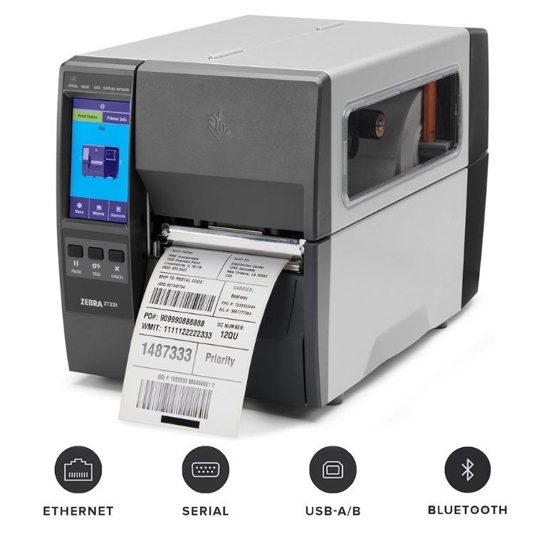 Zebra ZT231 Industrial Barcode Printer